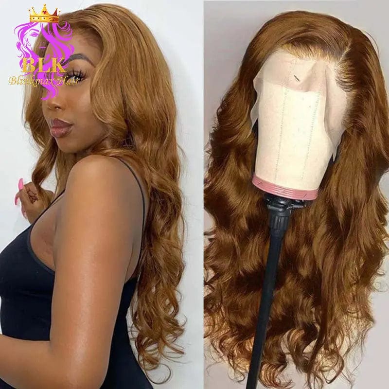 22 Inches / color 8 body Glueless Water Wave Wig Natura Brazil Wave