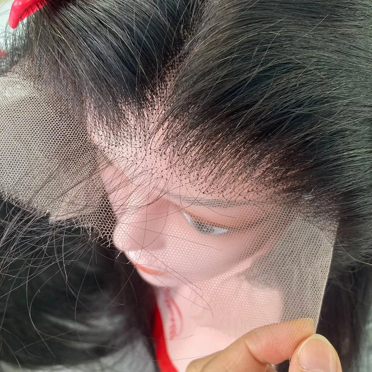 22 Inches / HD lace Promotion price 13x4 transparent HD lace frontal wig raw virgin human hair easy to bleach 613 human hair wigs