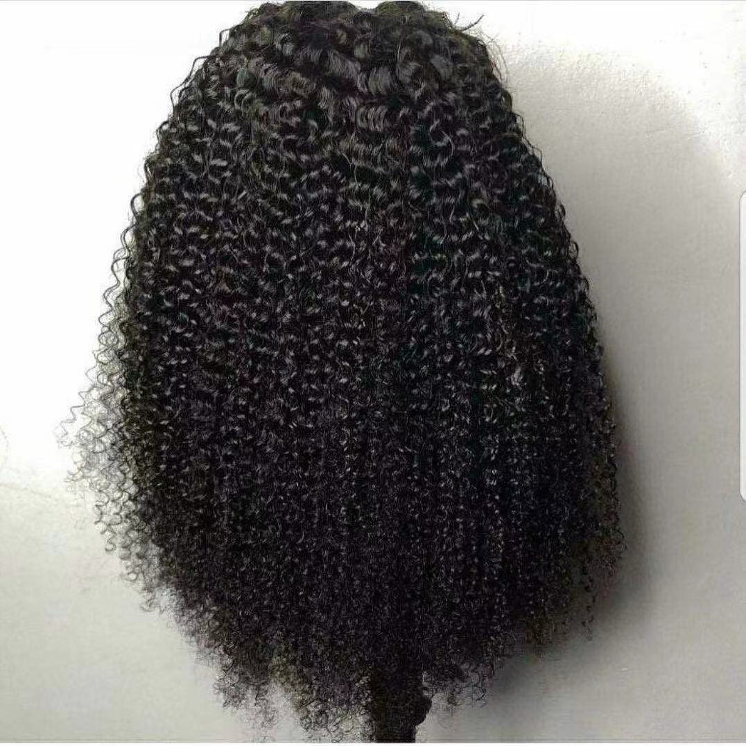 22 Inches / T lace wig Human Hair Wigs For Black Women, Colored Afro Kinky Curly Red Humain Hair Hd Pixie Cut Lace Front Wigs Vendor