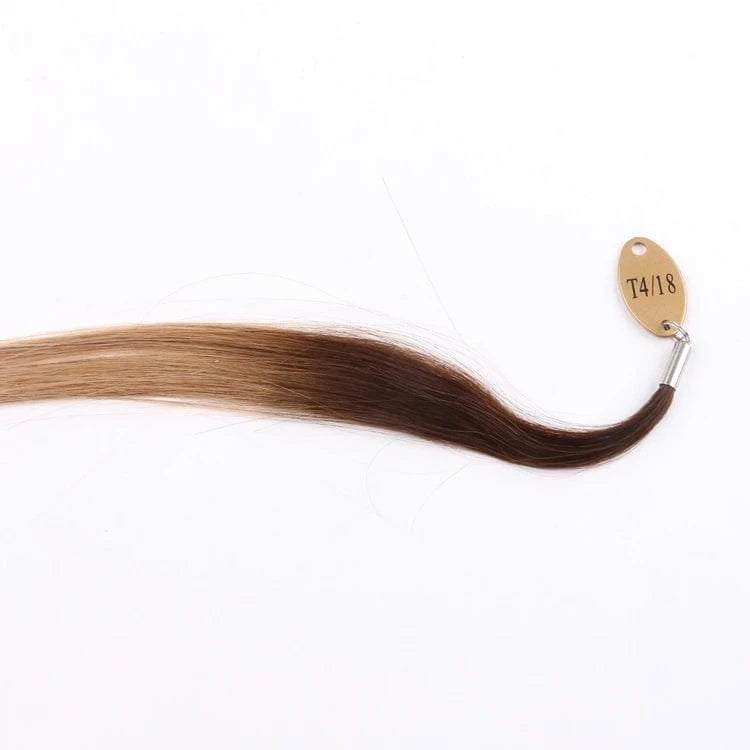 22 Inches / T4/18 Xuchang Hair 22 inches 100 g/piece double drawn multi colors European hair pony tail clip on with 100% Human Hair Extensions