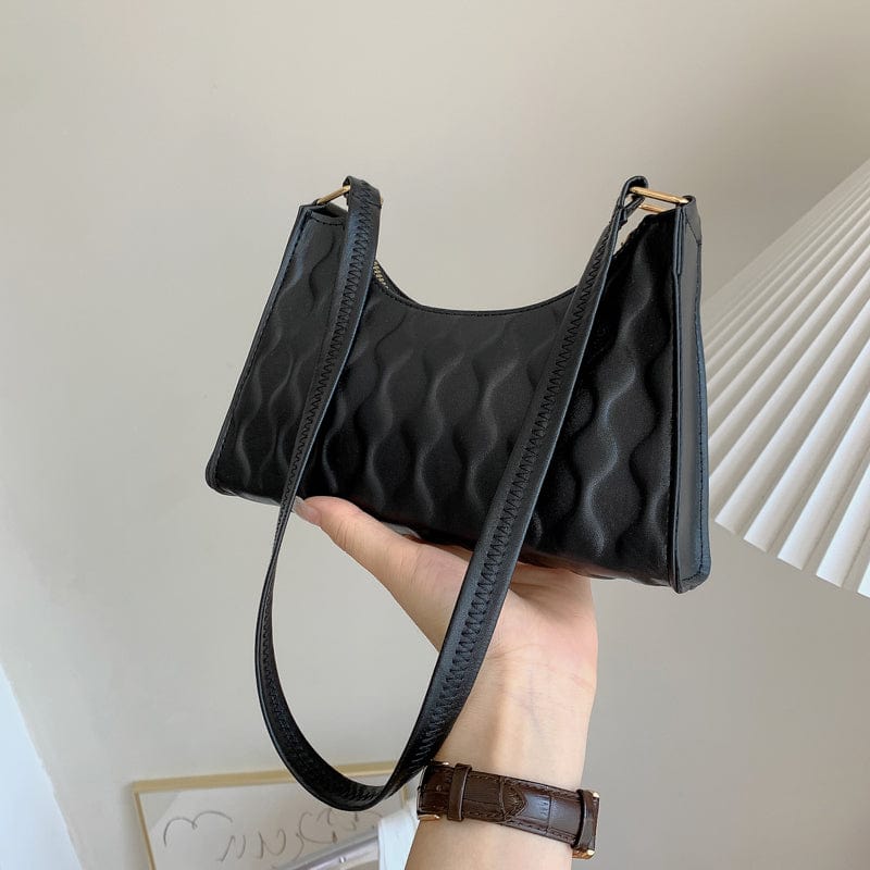 22cm*6cm*14cm / black New Fashion Underarm Handbags 2022 Girls Purses Females Popular Hand Bags For Young Woman