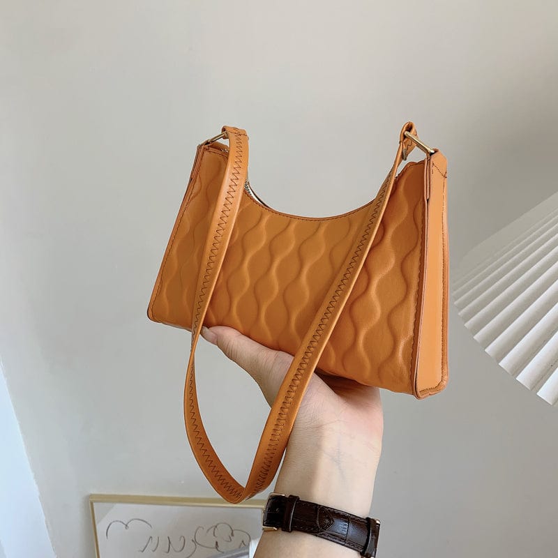 22cm*6cm*14cm / brown New Fashion Underarm Handbags 2022 Girls Purses Females Popular Hand Bags For Young Woman