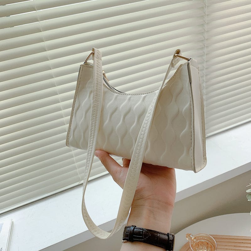 22cm*6cm*14cm / White New Fashion Underarm Handbags 2022 Girls Purses Females Popular Hand Bags For Young Woman