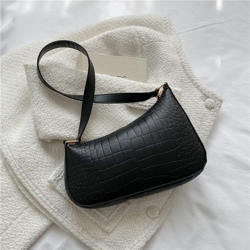23.5cm*5cm*16.5cm / black New Fashion Underarm Handbags 2022 Girls Hot Sell Purses Females Popular Hand Bags For Young Woman