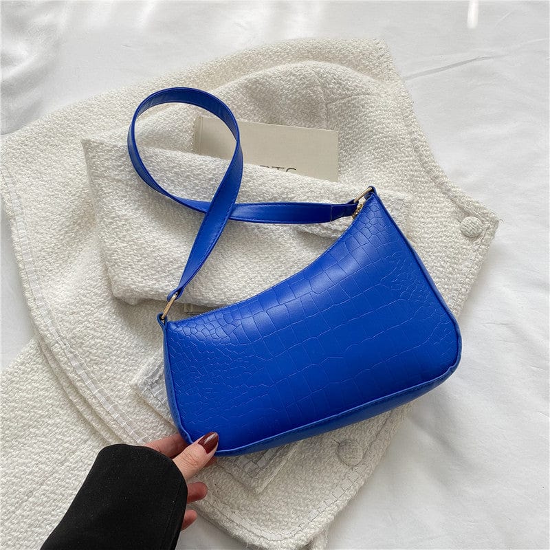 23.5cm*5cm*16.5cm / blue New Fashion Underarm Handbags 2022 Girls Hot Sell Purses Females Popular Hand Bags For Young Woman