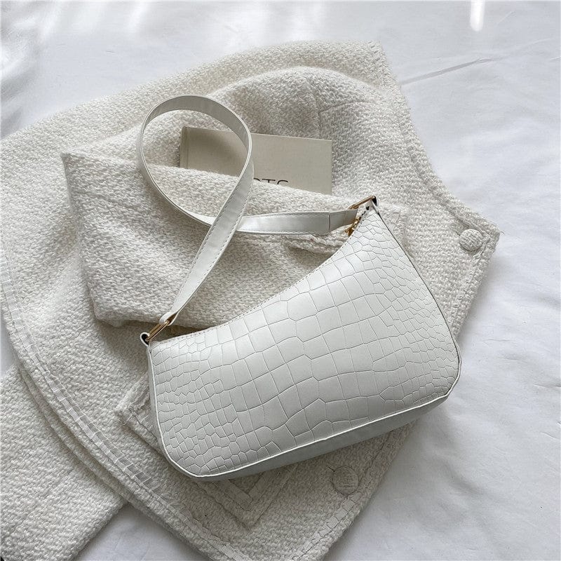 23.5cm*5cm*16.5cm / White New Fashion Underarm Handbags 2022 Girls Hot Sell Purses Females Popular Hand Bags For Young Woman