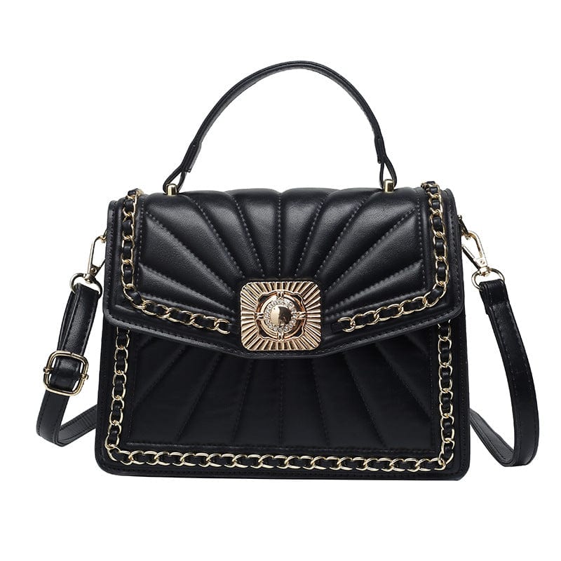 23x18x9cm / black 2022 Luxury Women Hand Bags PU Leather Handbags Ladies Shoulder Crossbody Purses and Handbags for Women