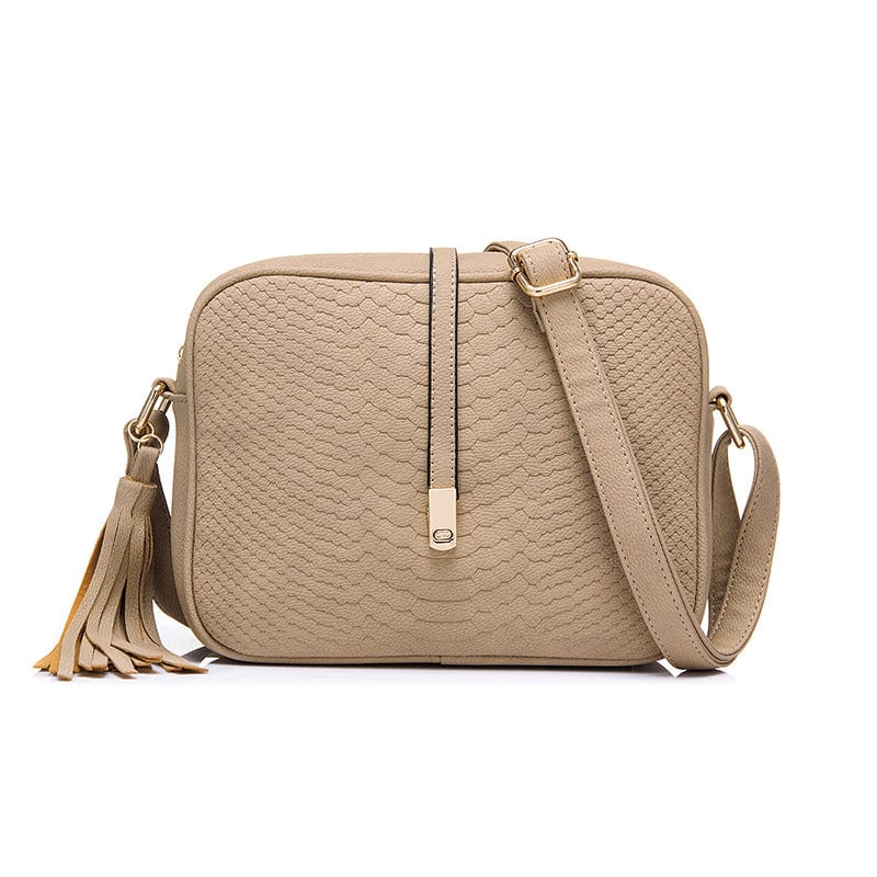 24*9*18cm / Beige Free Sample Wholesale Custom Ladies Retro PU Leather Purses Small Sling Shoulder Bag Handbag for Women Crossbody Messenger Bags