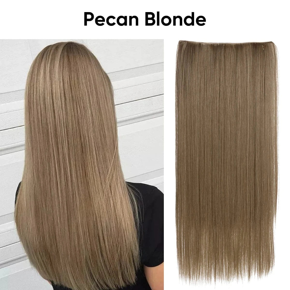 24 Inches / 12-24 SARLA Wholesale 24" Clip On Hair Extension China Cheap Synthetic Fiber One Piece Ombre Clip Straight Hair Extensions For Girls