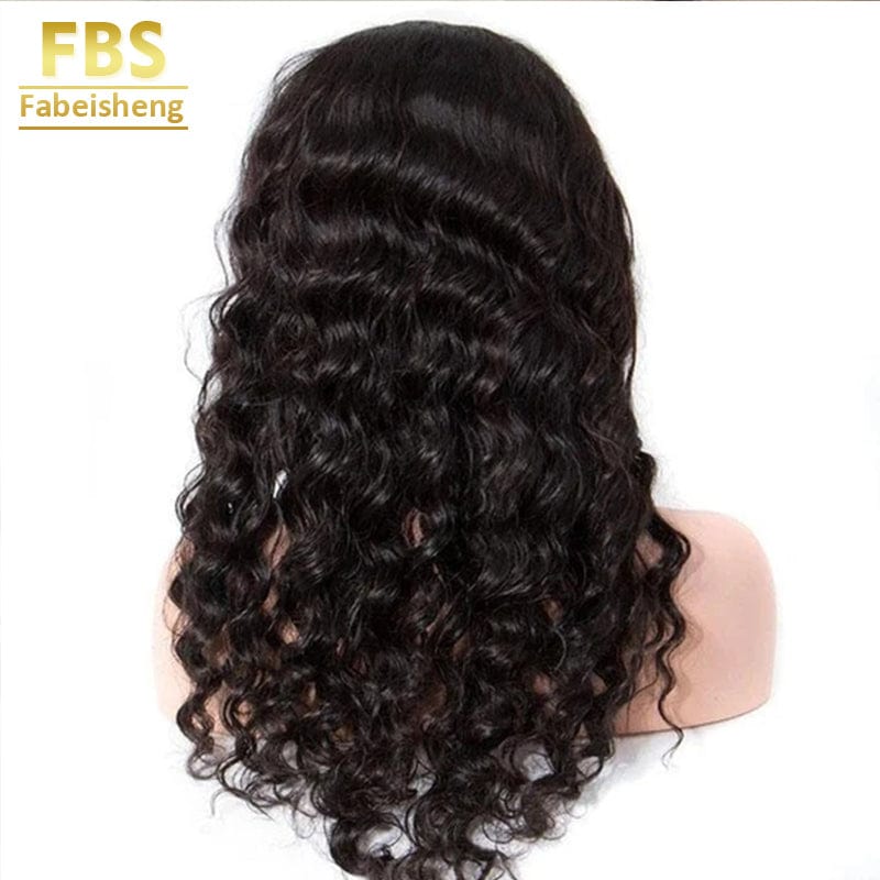 24 Inches / 13*6 HD Wig Loose Curly FBS Double Drawn Virgin Hair Bulk for Raw Remy Cuticle Aligned Hair with 100% Human Hair in 13*6 Lace Front Wig Woman
