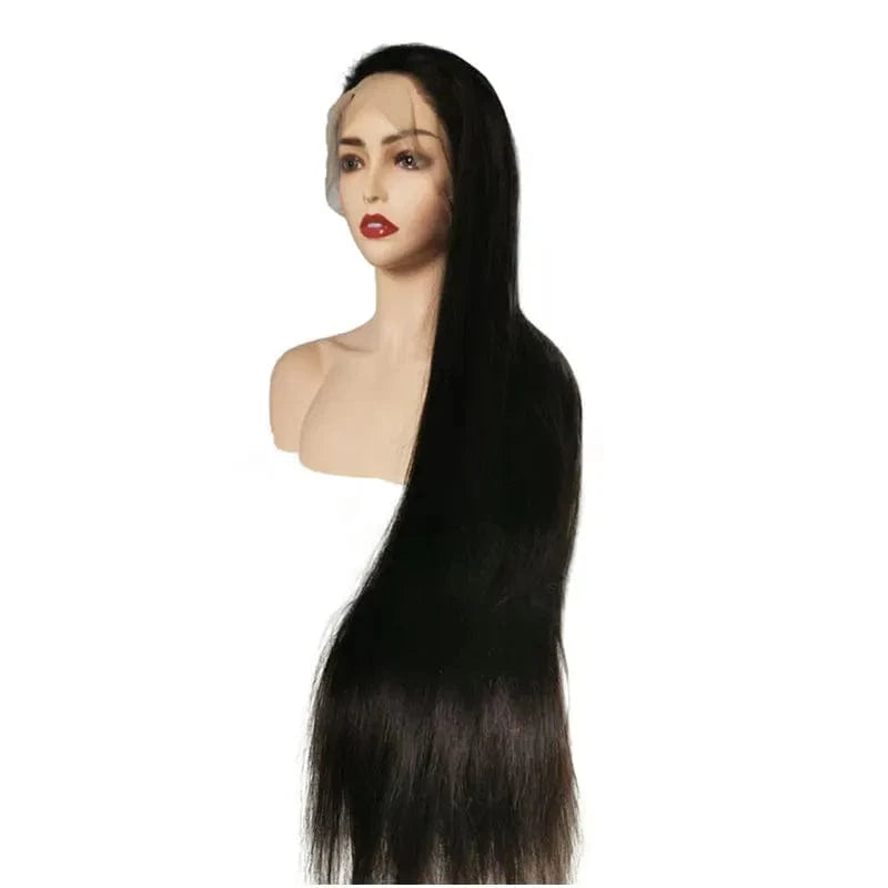 24 Inches / 13x4 Lace Front Wig Transparent Lace 210% Density Straght 13x4 13x6 Transparent Lace Wig Human Hair Lace Front Human Hair Wigs 100% Brazilian Virgin Human Hair Lace Front Wig