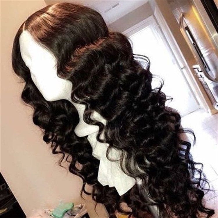 24 Inches / Color 7 Unprocessed 400% High Density Burmese Curly Full Cuticle Aligned Human Hair Melt HD Lace Frontal Closure Wigs