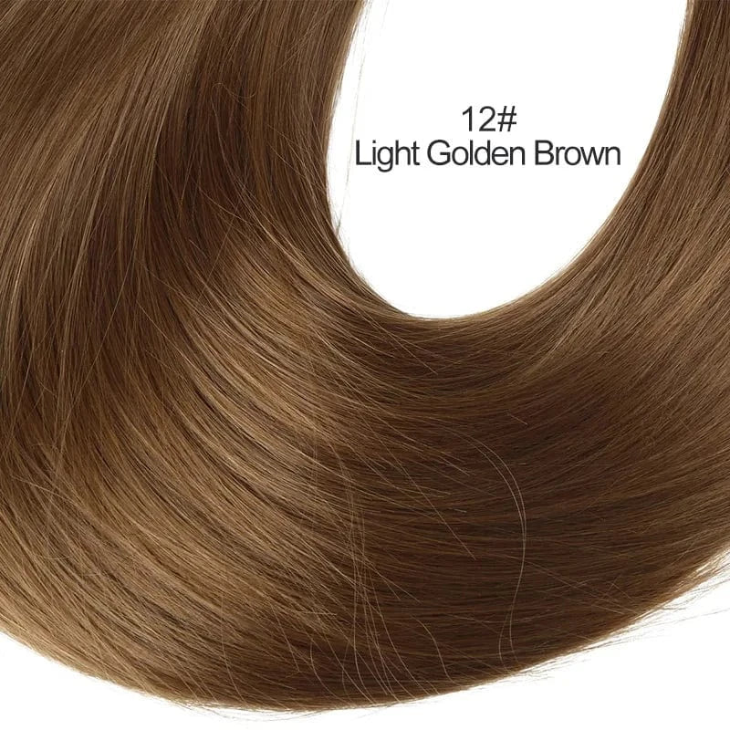 24" Long Kinky Straight Synthetic Colorful Hair Extensions Wigs Natural U Part Clip In Wig Half Up Half Down Upart U Part Wigs