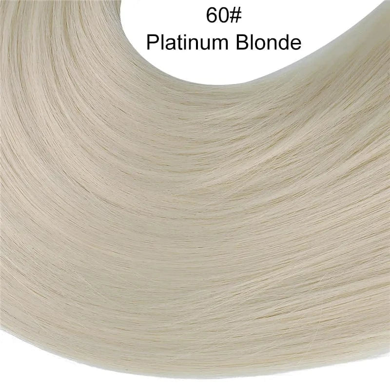 24" Long Kinky Straight Synthetic Colorful Hair Extensions Wigs Natural U Part Clip In Wig Half Up Half Down Upart U Part Wigs