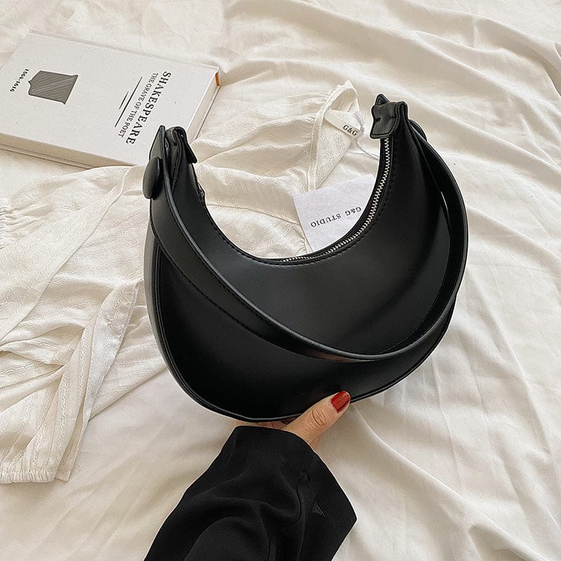 24cm*6cm*19cm / black New fashion Trendy Handbag 2022 Young Girls Underarm Hand bags Woman Good Quality Purses For Ladies