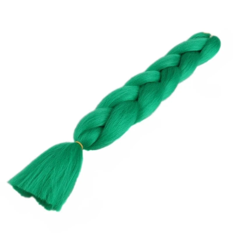 24inch solid color 100grams synthetic hair jumbo braiding hair different colors in stock