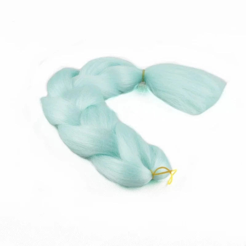24inch solid color 100grams synthetic hair jumbo braiding hair different colors in stock