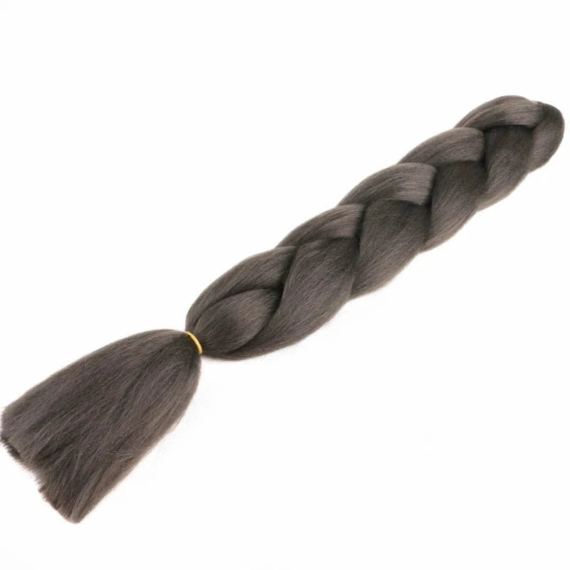 24inch solid color 100grams synthetic hair jumbo braiding hair different colors in stock