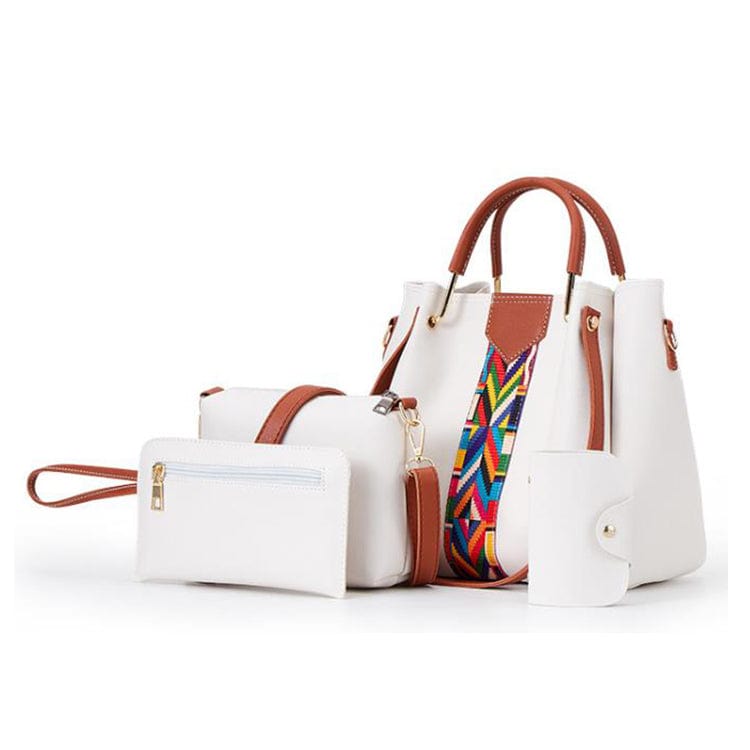 25*14*25cm / Pink Trending PU Leather Large Ladies Purse and Handbags Custom Logo Women Tote Hand Bags Set