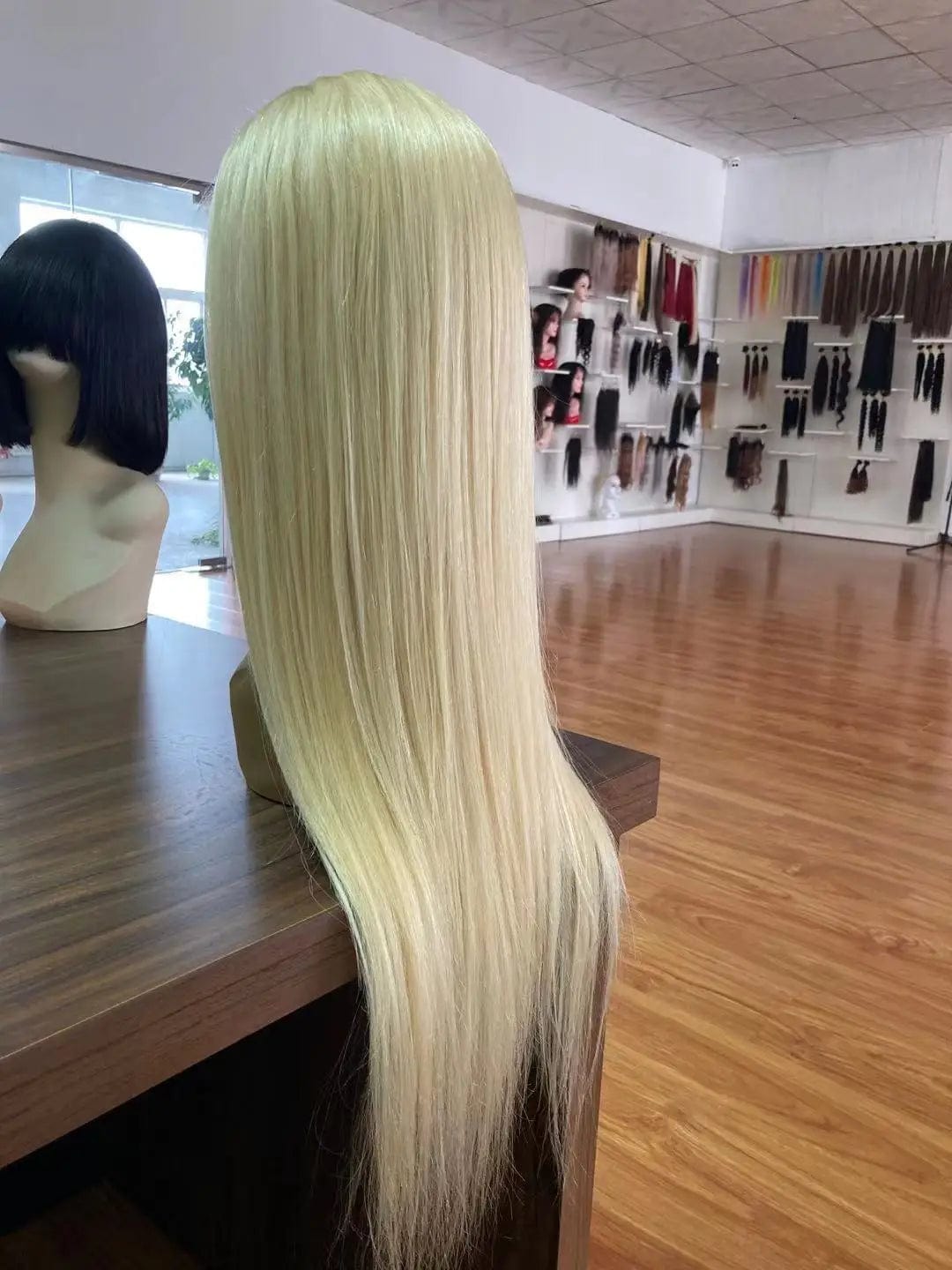 26 Inches / 150% 613 blonde HD Lace Frontal Wig straight and body wave blonde hair pre plucked HD Lace WIG 613 human hair wig