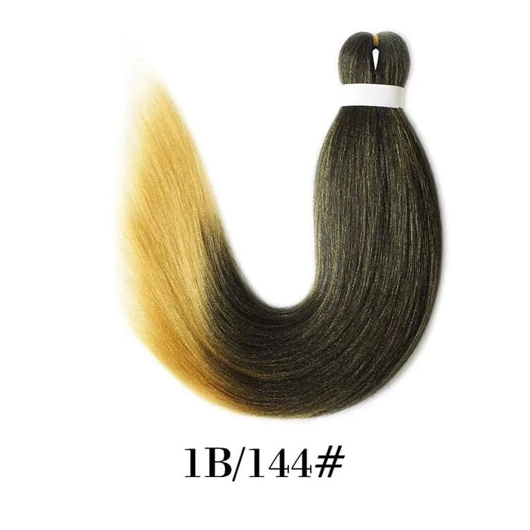 26 Inches / 1B/144# Flame Retardant Japanese Fiber Braids Synthetic Hair Jumbo Braids Extension For African Hair
