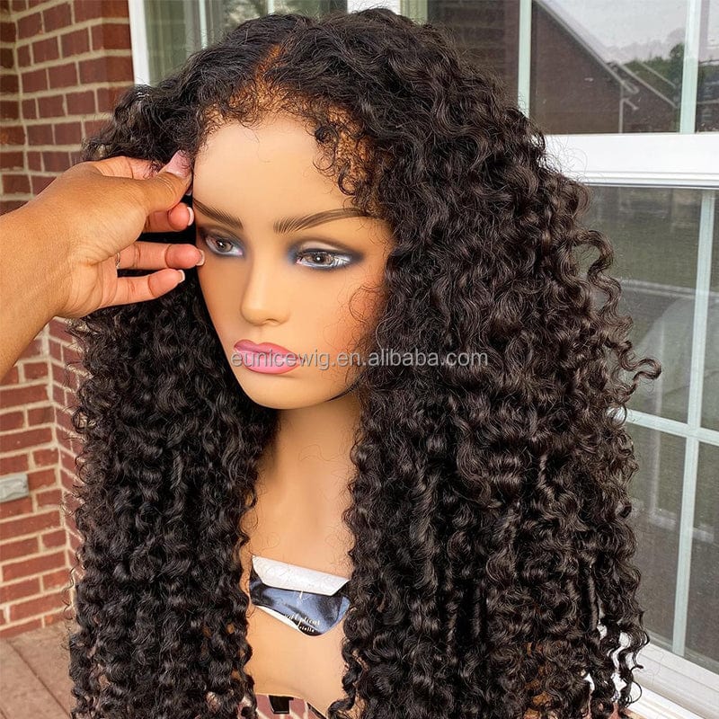 26 Inches / black perruque lace frontal 360 kinky straight brazilian hair wig wholesale cheap 100% cuticle aligined human hair 360 frontal wigs