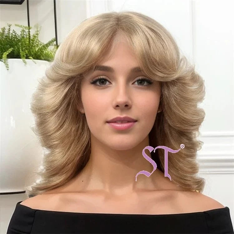 26 Inches / Brown Guangzhou Shenzhen Factory Wholesale Good Quality Thin HD Lace Frontal Synehthetic Wigs For Women