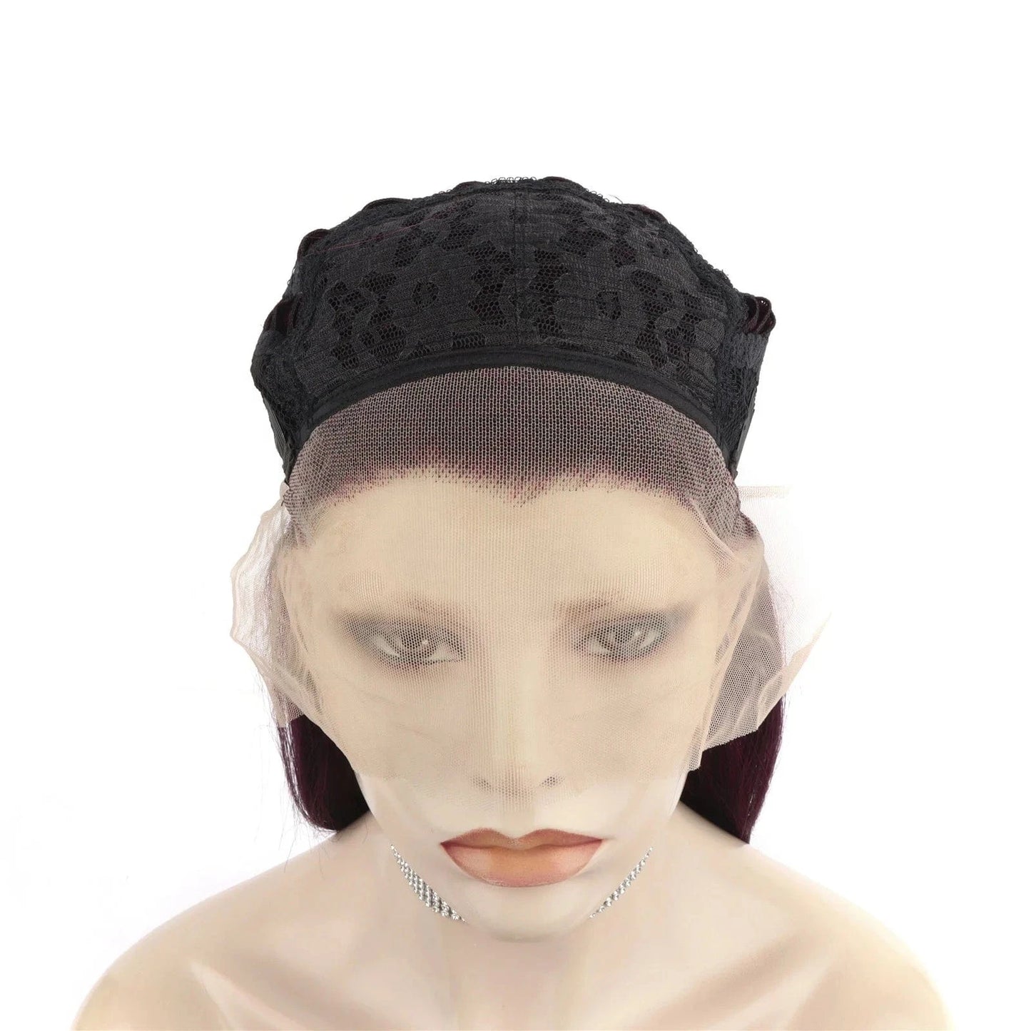 26 Inches / N2-PT4/BURG2 Celebrity 150% Density Synthetic Hair With Natural Hairline Wholesale Lace Front Wig