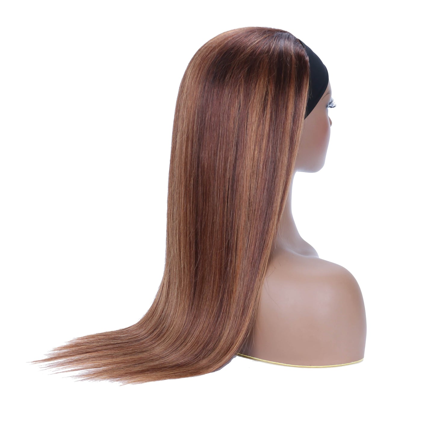26 Inches / P4/30 highlight New product turban wig European and American wig African fashion black hand-rolled headband wig factory wholesale