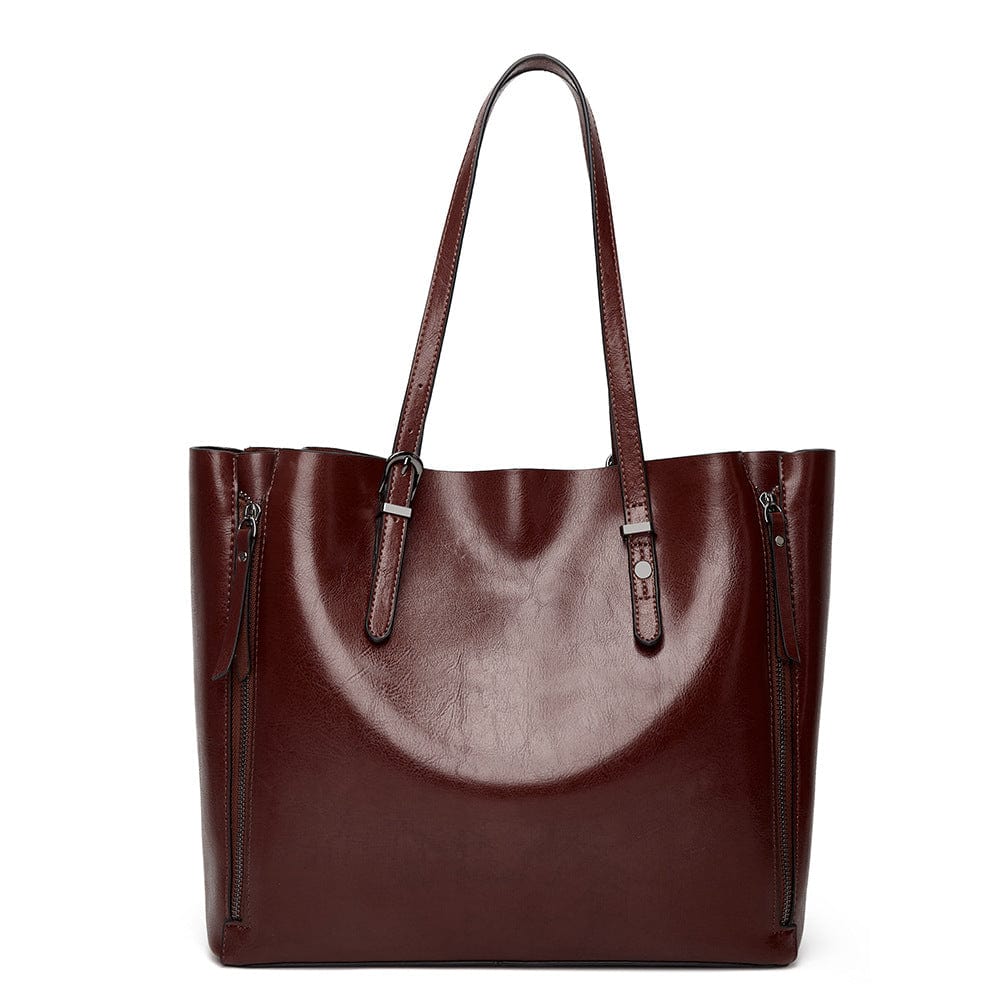 27*33*13cm / Coffee JANHE sac a main bolsa feminina carteras Women Large purse Elegant Ladies Big Pu Leather bucket bags Hand Bags Tote Bag Handbags