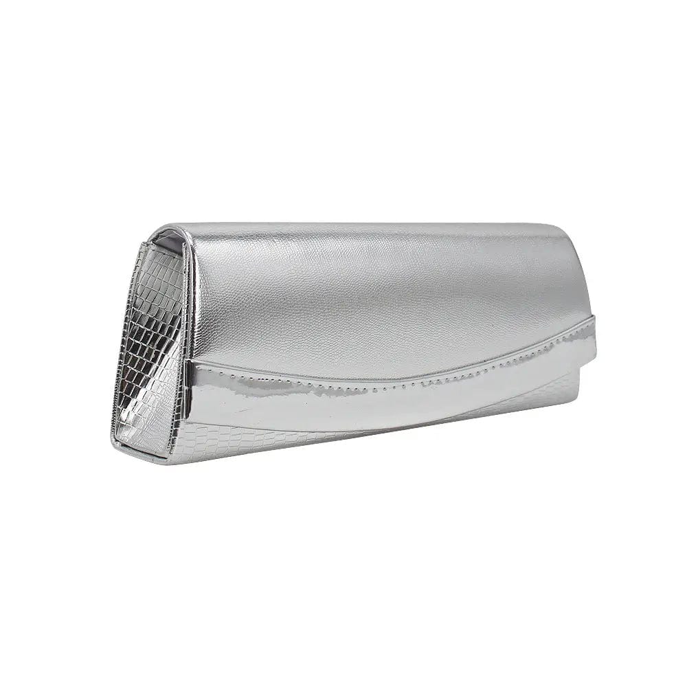 27*6*10cm / silver Factory Direct Supply New Fashion European And American Style Clutch Bag Shiny Water Grain Messenger Dinner Envelope Evening Bag