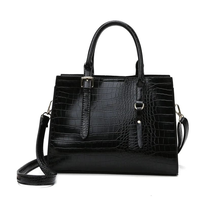 28*21*12cm / Black New Trendy Custom Designer Shoulder Bag Messenger Bag Large Capacity For Women