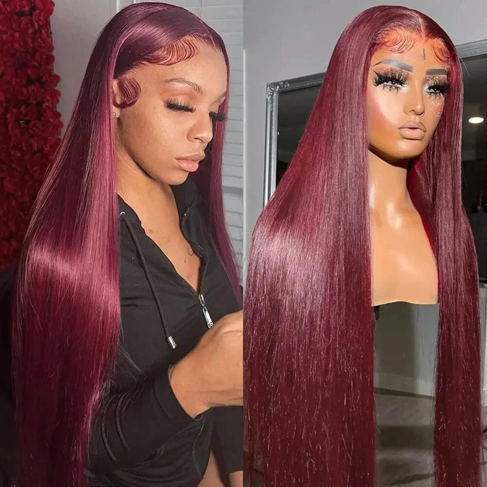 28 Inches / 150% density 13*4 Lace Front Wig transparent lace Glueless Super Double Draw SDD Bone Straight 100% Vietnam Human Hair Wig Raw Virgin Transparent Full Lace Frontal Wigs for Women