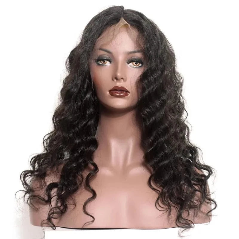 28 Inches / Black hair extension wholesaler factory wholesale brazil human hair lace wig
