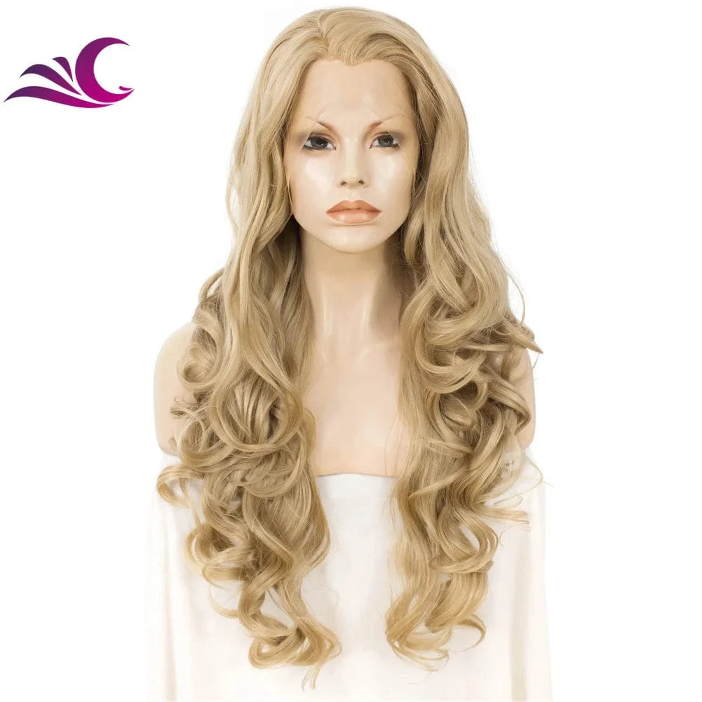 28 Inches / N5-16 86 Celebrity fire red color long curl pre-plucked natural hairline heat friendly synthetic hair lace front wig