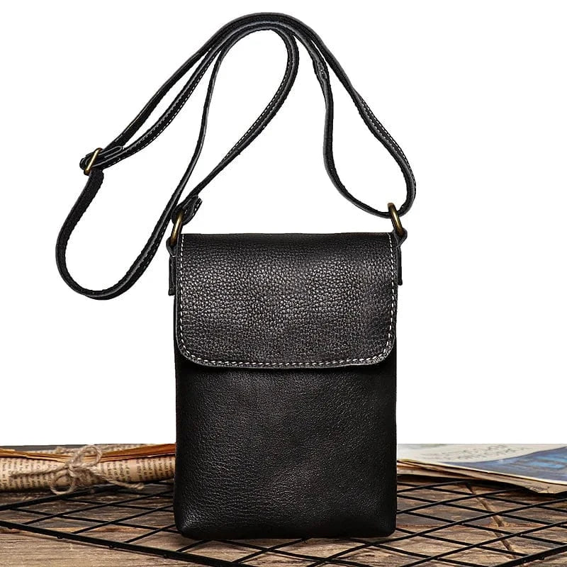 3*13*18cm / Black High quality Messenger Bags Girl Mini Small Shoulder Bag Ladies Crossbody Sling Bag