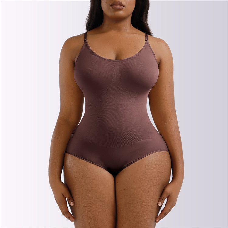 3 XL / Brown-briefs Body Shaper Seamless Women Slimming Shapewear Bodysuit Waist Trainer Ladies Push Up Butt Lifter Corset