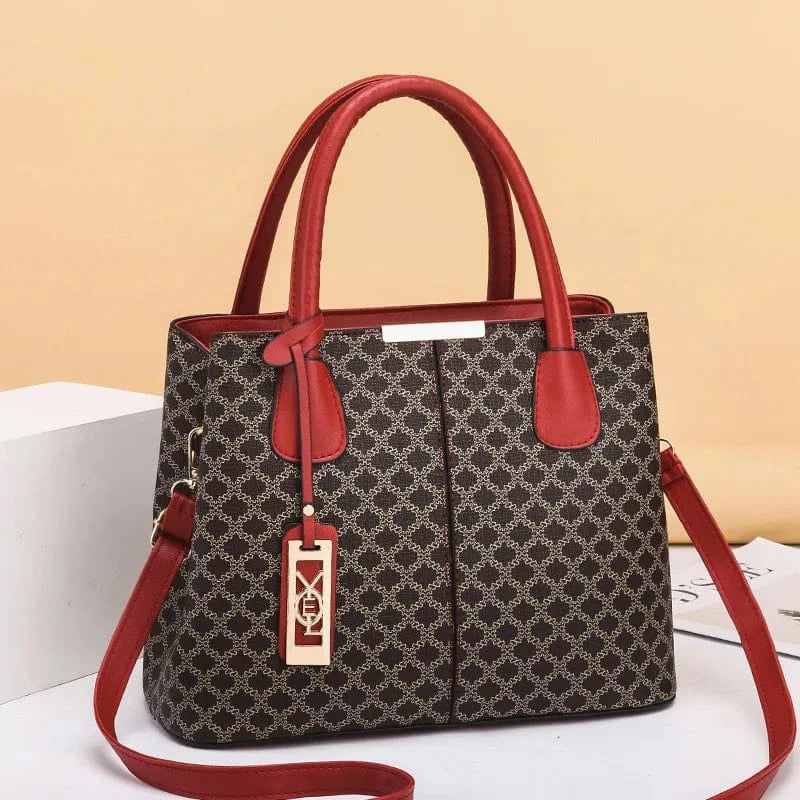 30.5*13.5*23cm / Red Sac A Main Femme Composite Bags Women Handbags Ladies Vintage Tote Bag Women's Tote Bags Large Capacity Handbags for Ladies