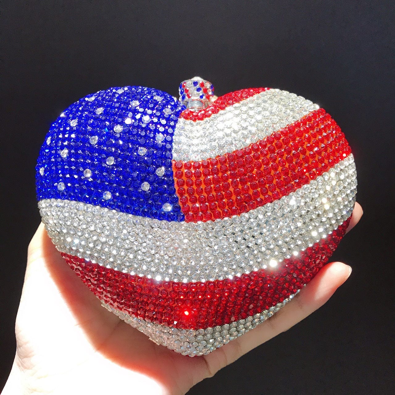 30 Drop Shipping bolsos mujer sacos Lady Luxury Bling Crystal Diamond Handbag Purse Ice Cream Evening Bag Women Rhinestone Clutch