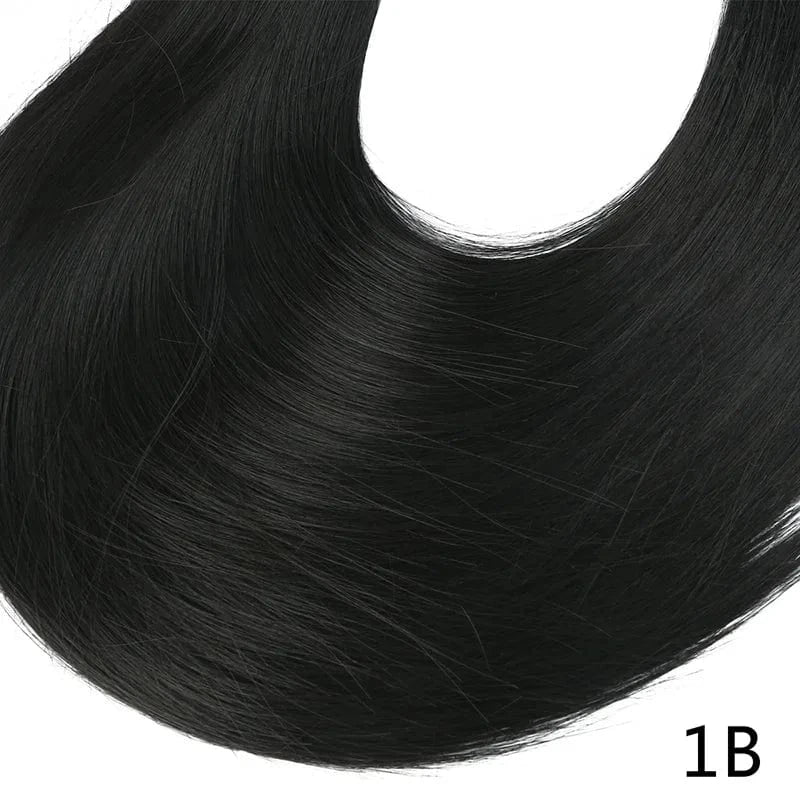 30 Inches / 1B SARLA  Wholesale 30 Inch Synthetic Invisible Natural Deep Wave Kinky Curly  Long Hair Afro U Part 3/4 Half Head Wig Extensions