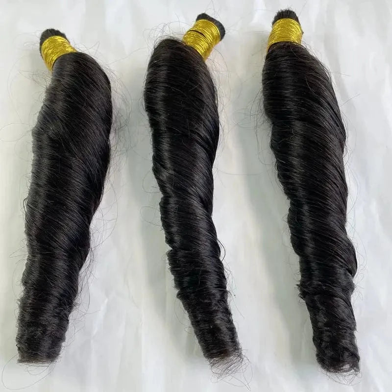 30 Inches / Black Unprocessed Bouncy Fumi Curly Bundles Raw Virgin Brazilian Blonde Hair Bundles  Virgin Hair Bundles Bulk
