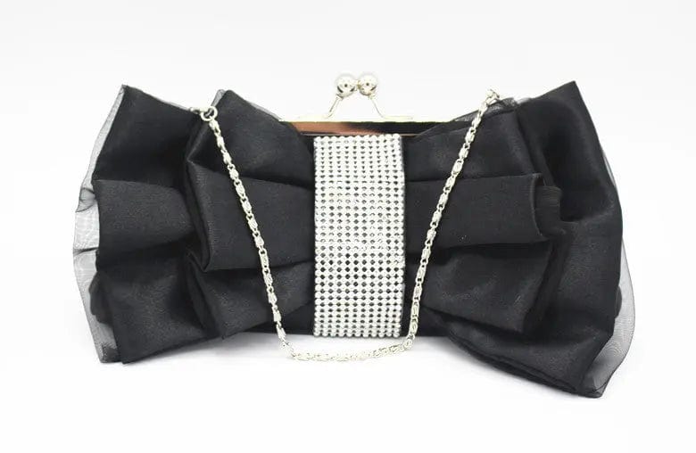 31*5*15cm / black Factory Exclusively For Korean Temperament Rhinestone Dinner Gift Bag Ladies Flower Shoulder Bag Bride Bridesmaid Evening Bag
