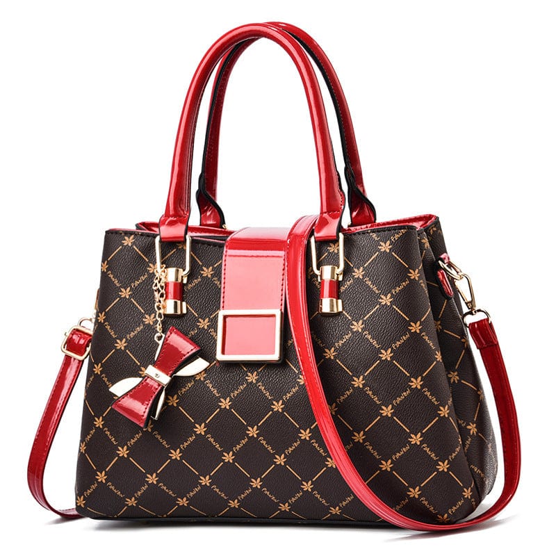 32*12*25cm / Rose Madder Fashion Female Designer Chain Shoulder Bag China Wholesale PU Womens Bags 2022Solid Color Purses and Handbags