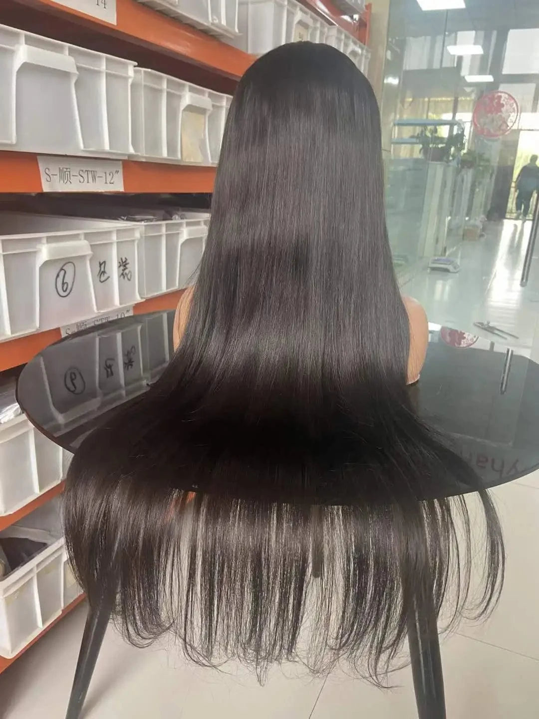 32 Inches / 2 Brazilian Raw Human Hair Lace Front Wig Straight 13x4 Transparent Hd Lace Frontal Wig 30 inch Human Hair Wigs For Black Women