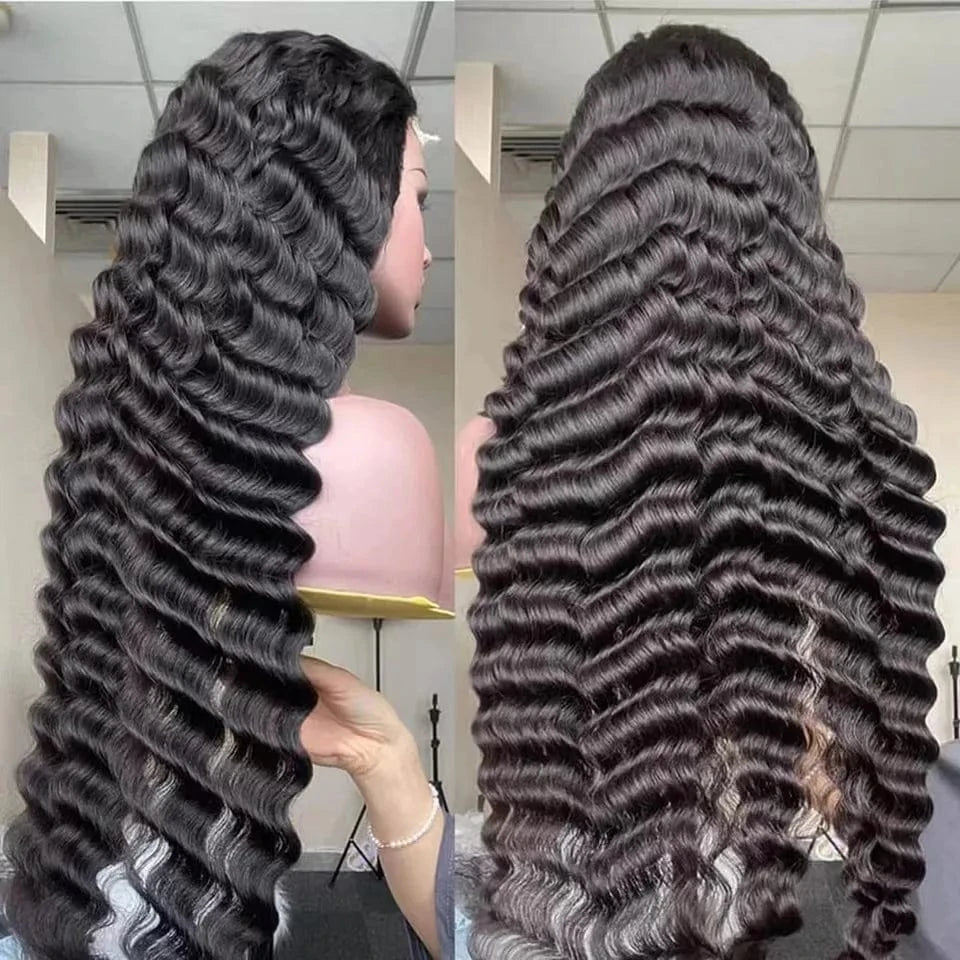 32 Inches / 8 Brazilian Raw Human Hair Lace Front Wig Straight 13x4 Transparent Hd Lace Frontal Wig 30 inch Human Hair Wigs For Black Women