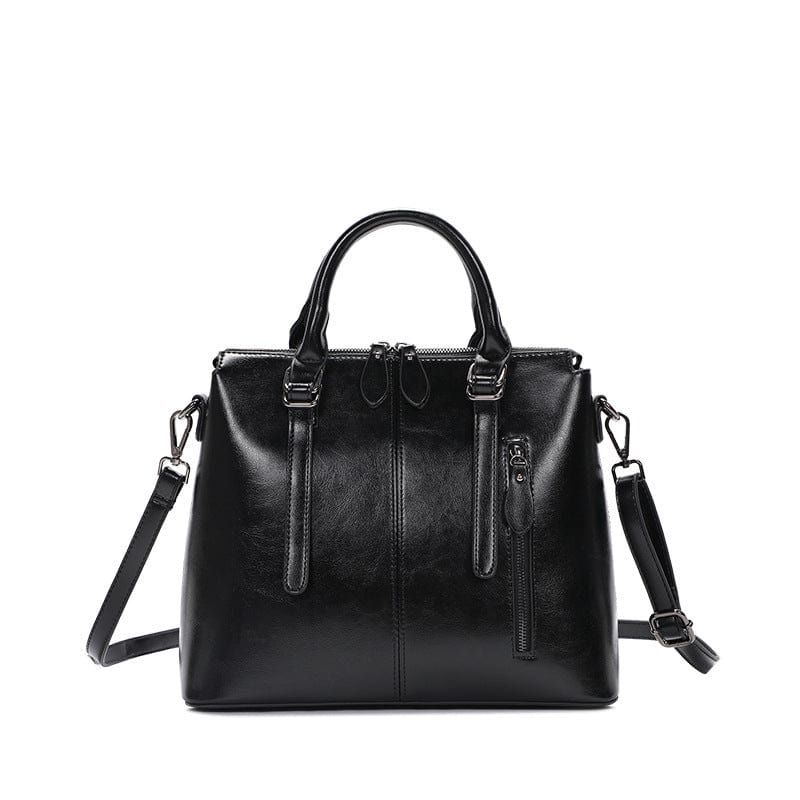 33*14*21cm / black Hot sale custom logo genuine handbags for women leather ladies fashion trend diagonal shoulder bags handbag for woman handbags
