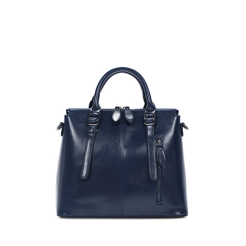 33*14*21cm / blue Hot sale custom logo genuine handbags for women leather ladies fashion trend diagonal shoulder bags handbag for woman handbags