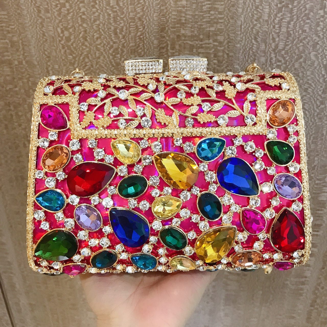 34 Drop Shipping bolsos mujer sacos Lady Luxury Bling Crystal Diamond Handbag Purse Ice Cream Evening Bag Women Rhinestone Clutch