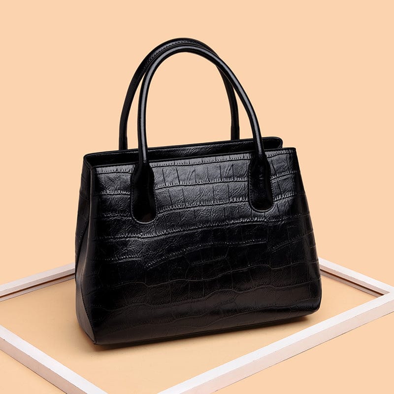 36*15*25cm / black Fashion luxury handbag European and American style alligator handbag real leather messenger bags women handbags shoulder bag