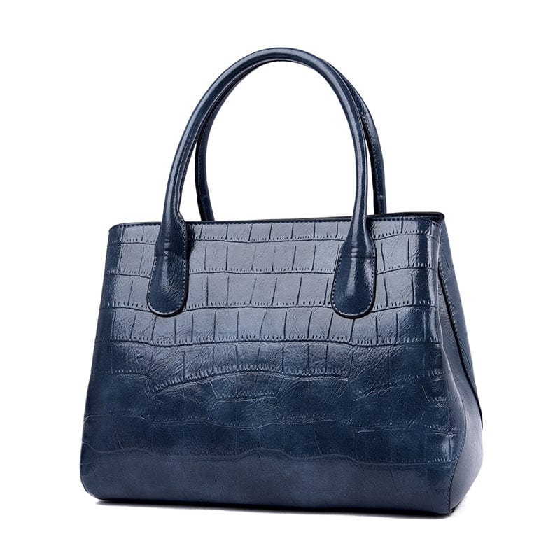 36*15*25cm / blue Fashion luxury handbag European and American style alligator handbag real leather messenger bags women handbags shoulder bag